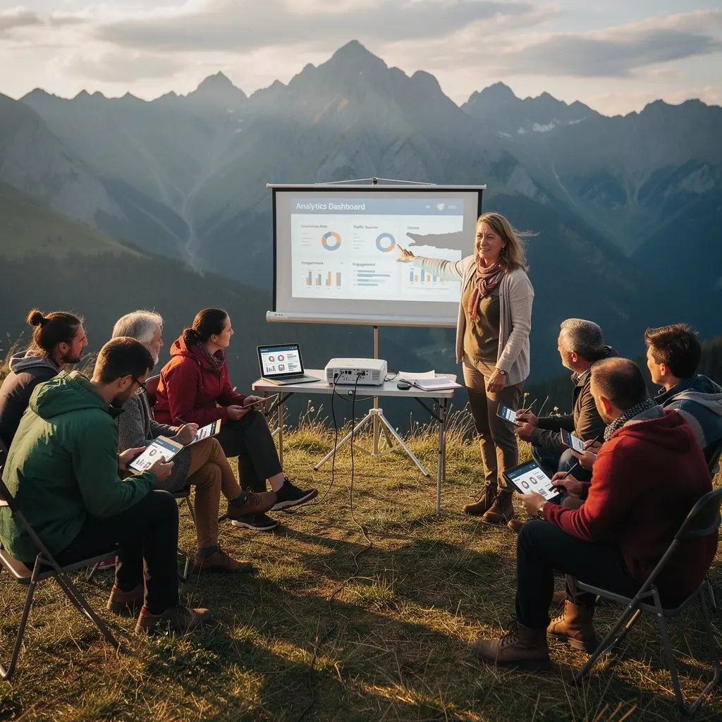 Visual representation of accessible data storytelling techniques